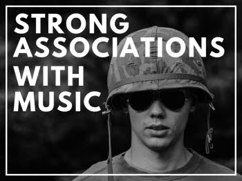 Strong associations with music