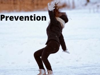 Prevention of ice skating falls 