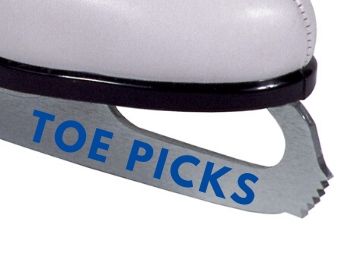 Figure skate toe picks