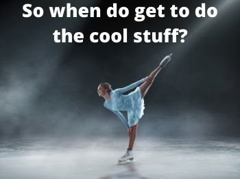 How long does it take to learn the complicated stuff in figure skating?